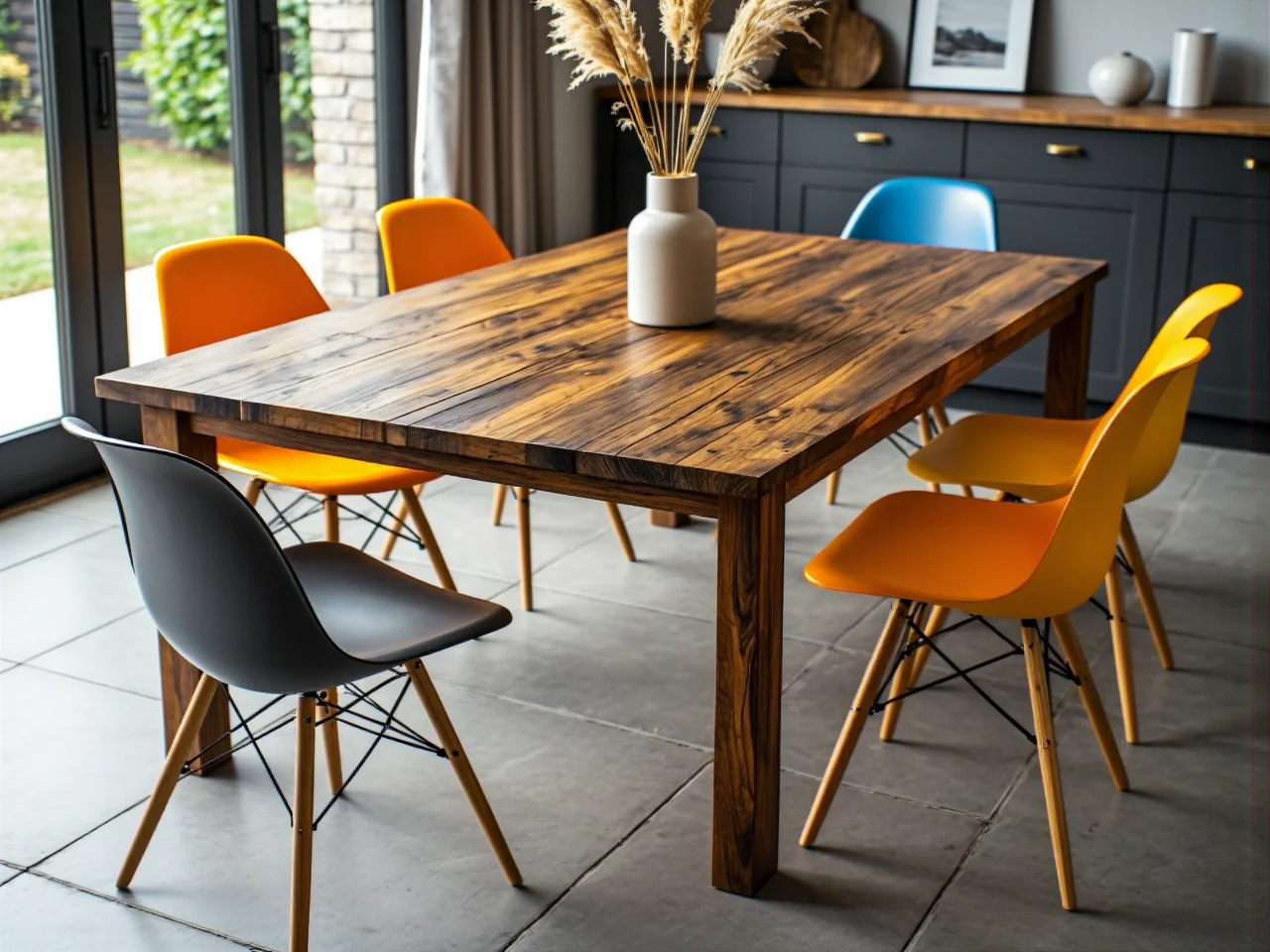 Komoda i stół z zaokrąglonymi rogami gwarantują bezpieczeństwo najmłodszych.