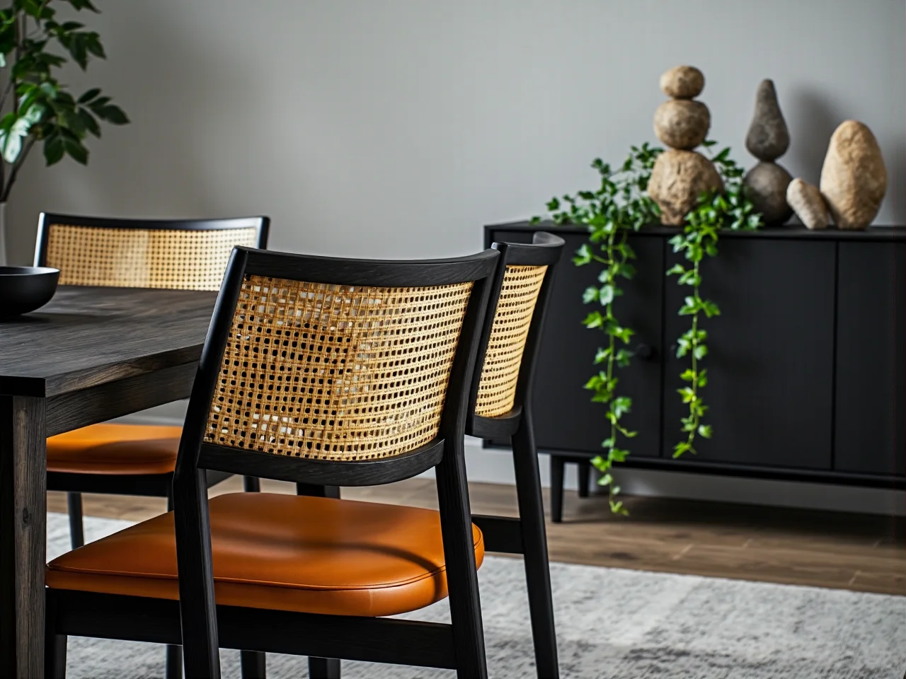 Jak dopasować nowoczesne krzesła do stołu w domowej jadalni.