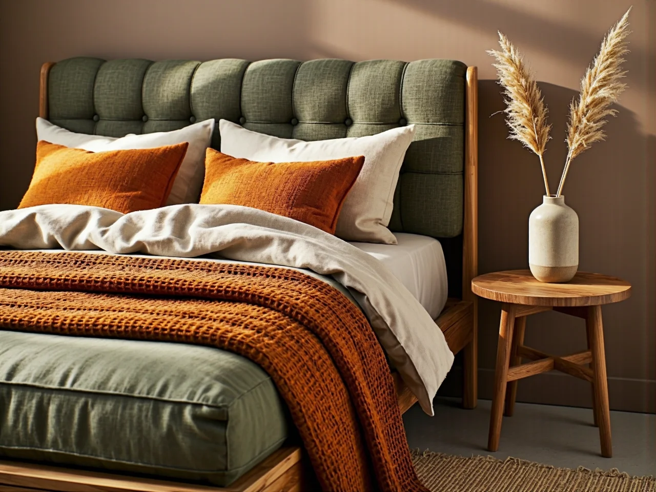 Elegancka zielona sofa jako modny akcent we wnętrzu na rok 2025