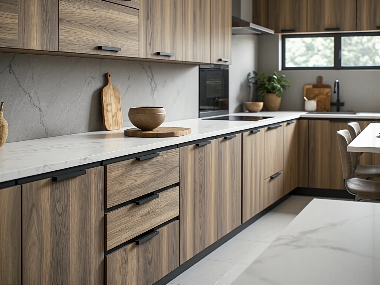 Elegancki salon zaaranżowany z ciepłymi meblami w odcieniu kaszmiru