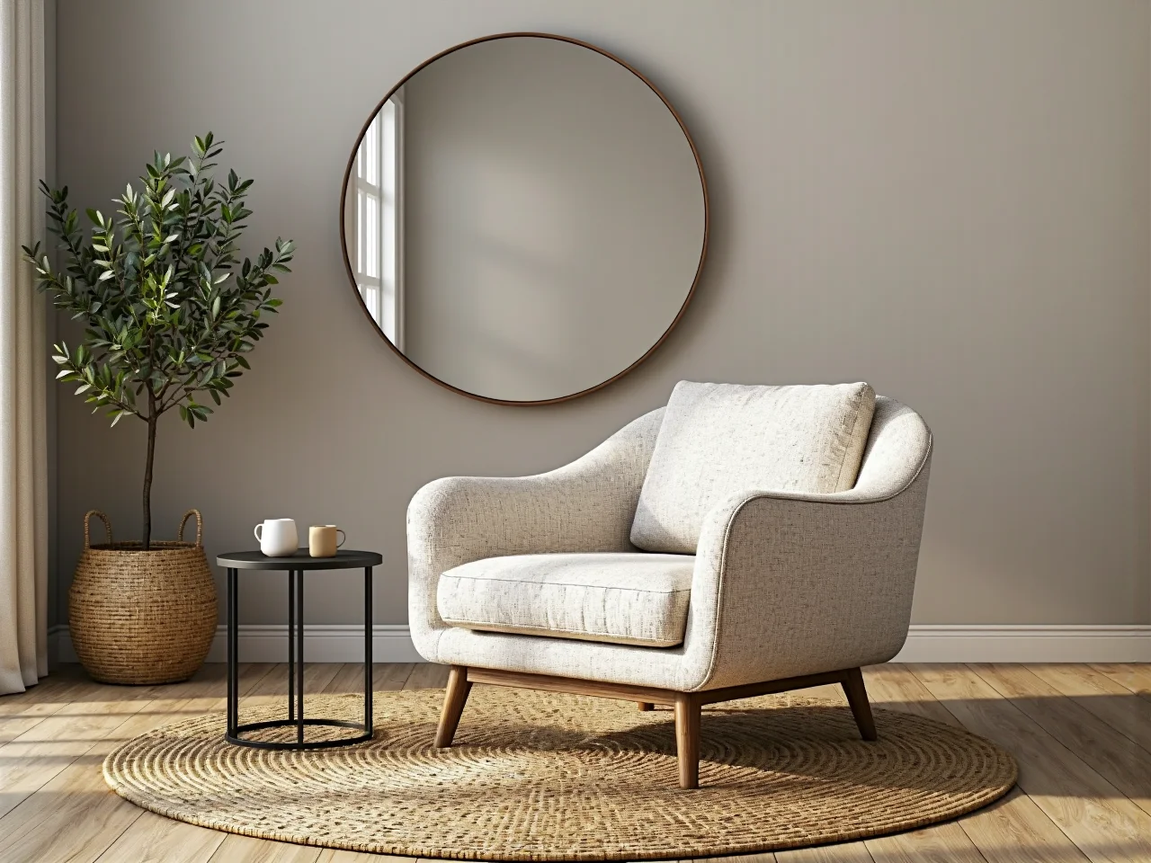 Jasne barwy i miękkie dodatki tekstylne w sypialni, które sprzyjają relaksowi i wyciszeniu.