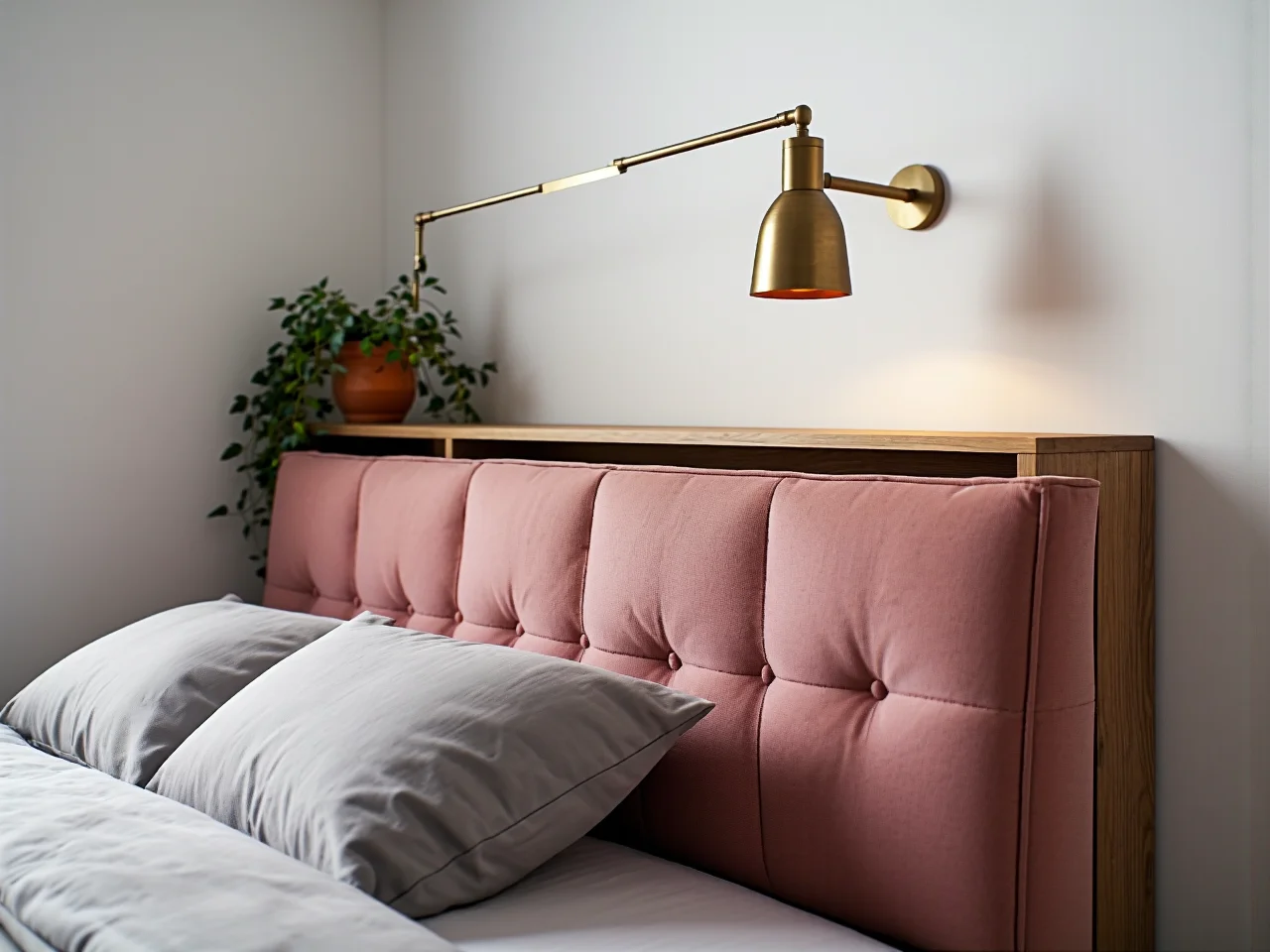 Łóżko kontynentalne dopasowane do niewielkiego pokoju sypialnianego