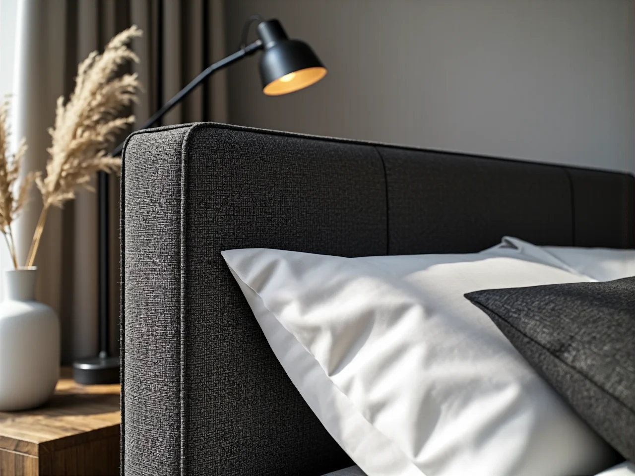 Wybór materiału na łóżko tapicerowane – zbliżenie na tkaninę