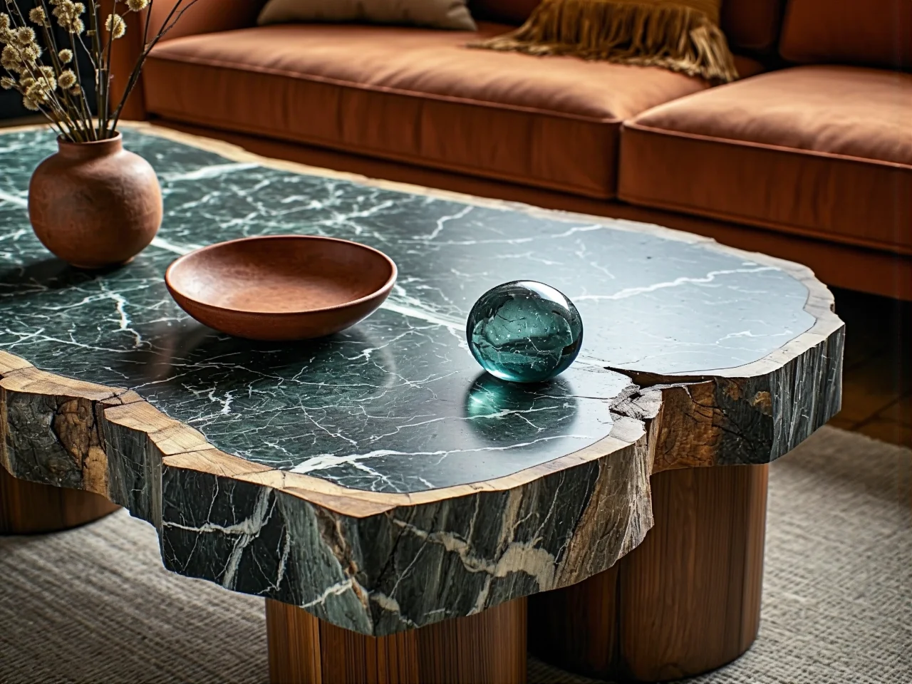 Eleganckie meble do salonu w odświeżonym stylu vintage