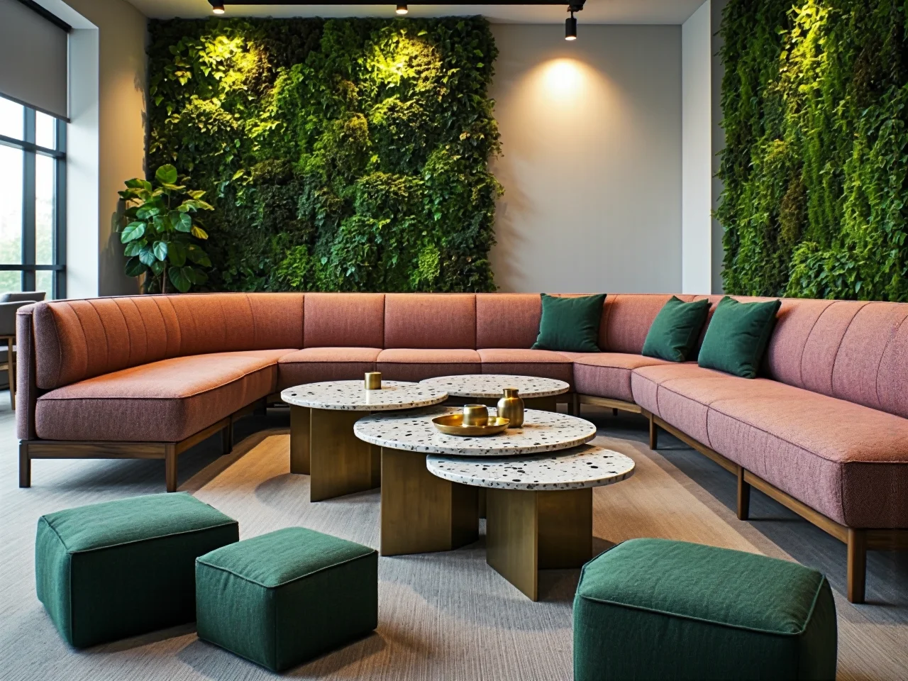 Modułowe systemy mebli biurowych ułatwiające współpracę w open space.