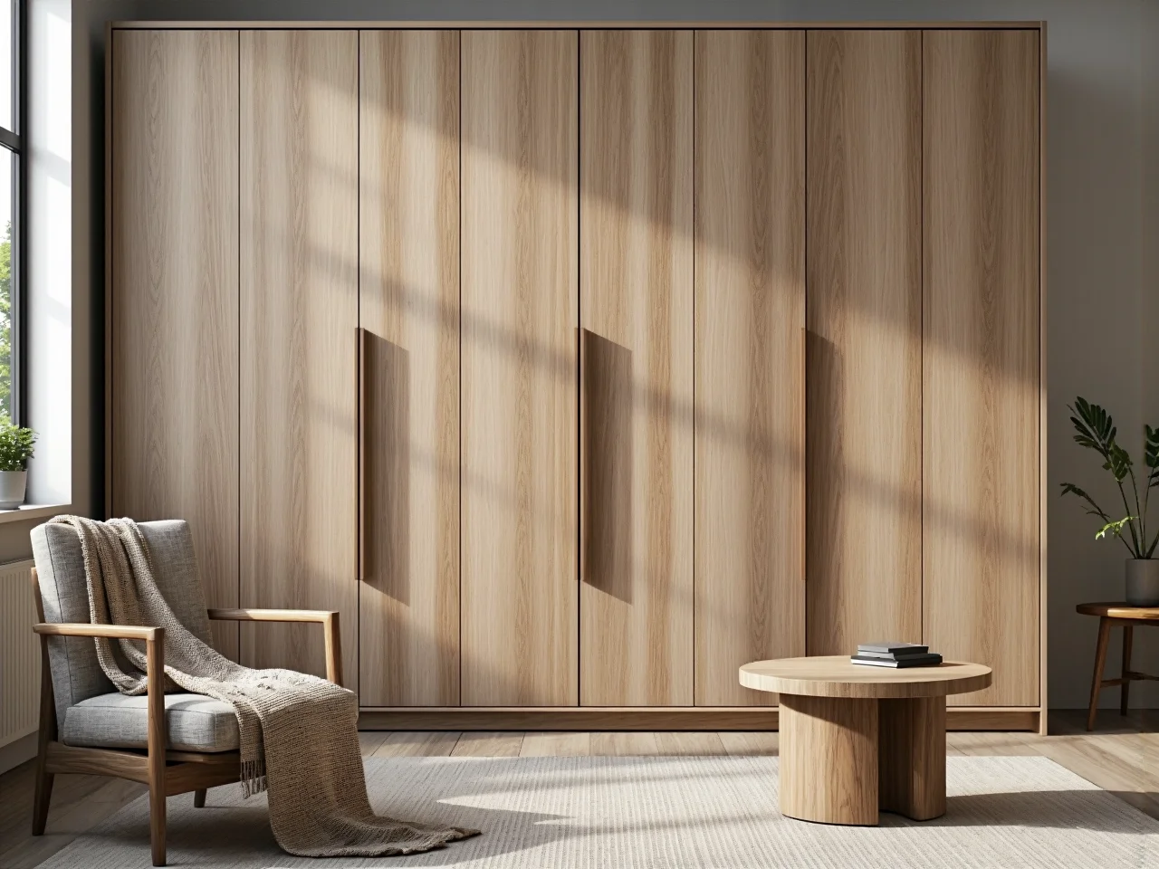 Kaszmirowa komoda w nowoczesnym i przytulnym wnętrzu