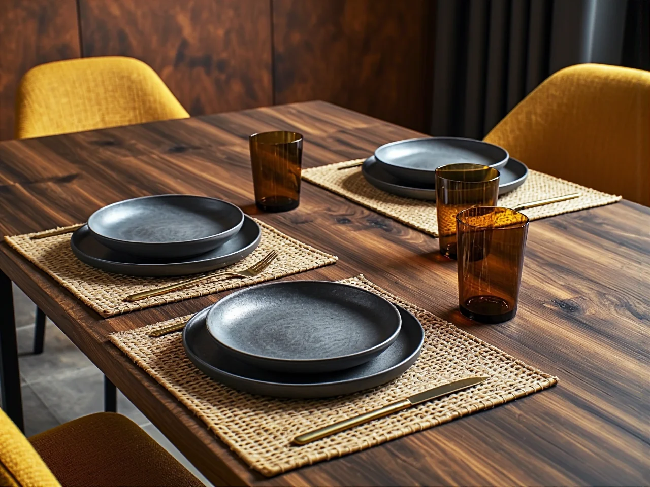 Nowoczesne meble o obłych kształtach w aranżacji jesienno-zimowej.