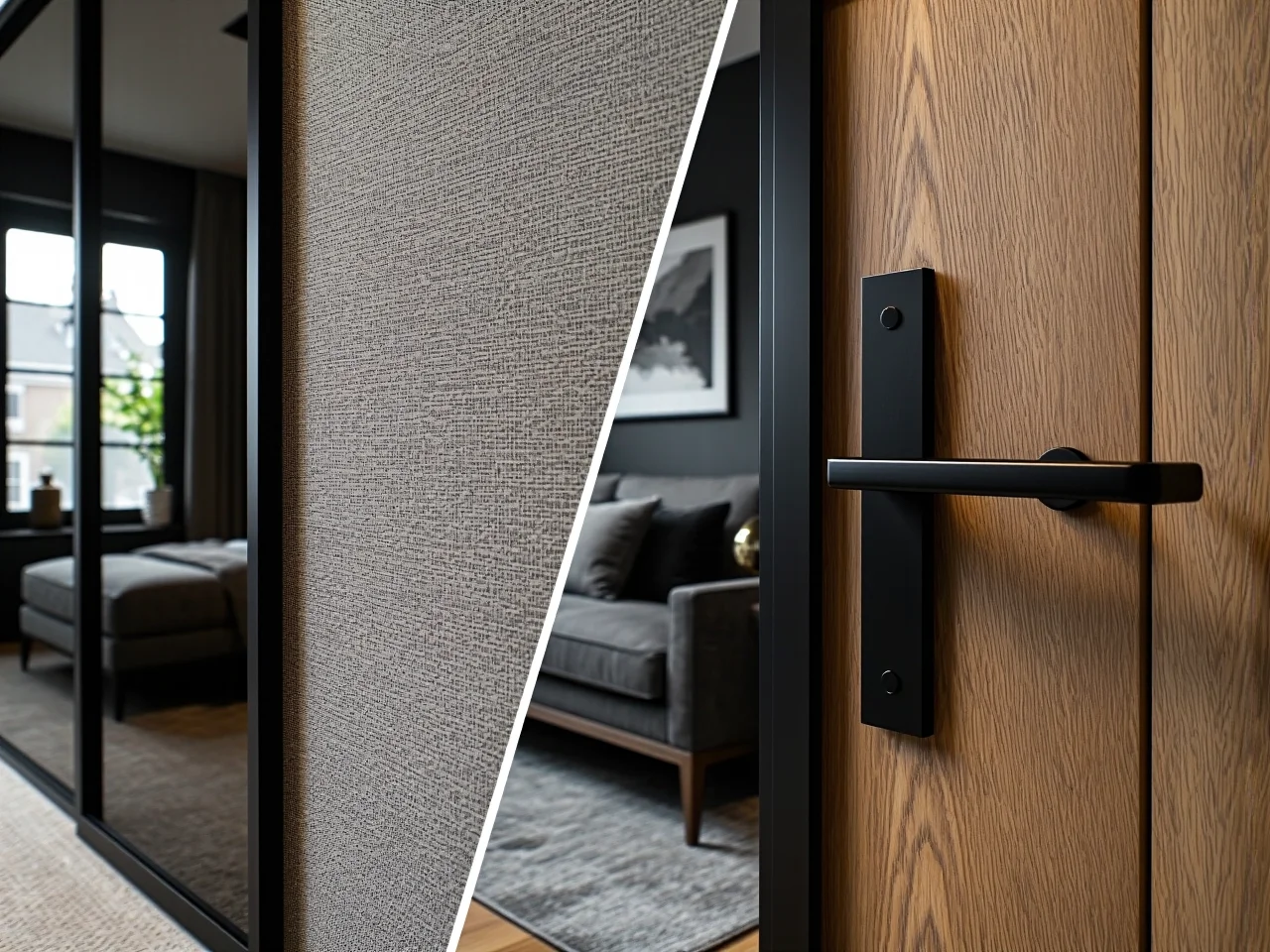 Wnętrze szafy z półkami i drążkami, ułatwiające organizację ubrań.