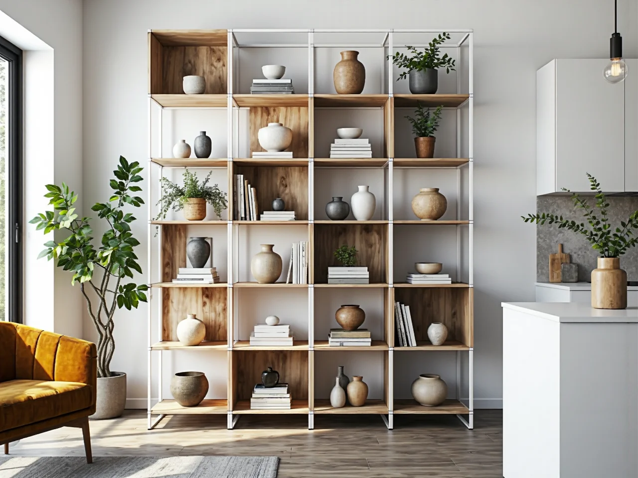 Sprytne łóżko z pojemnikami do małej sypialni, zapewniające komfort i porządek.