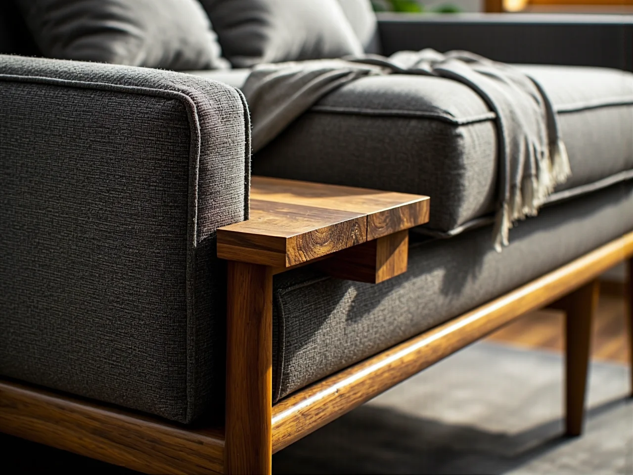 Funkcjonalne łóżko z szufladami w małej sypialni, sprytne meble oszczędzające miejsce.