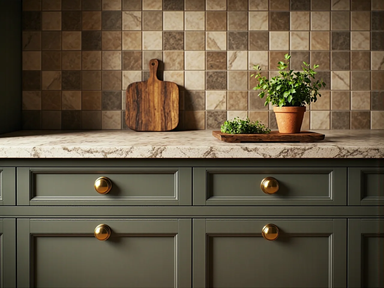 Szałwiowa zieleń w kuchni 2025 - relaksujący trend w projektowaniu wnętrz.