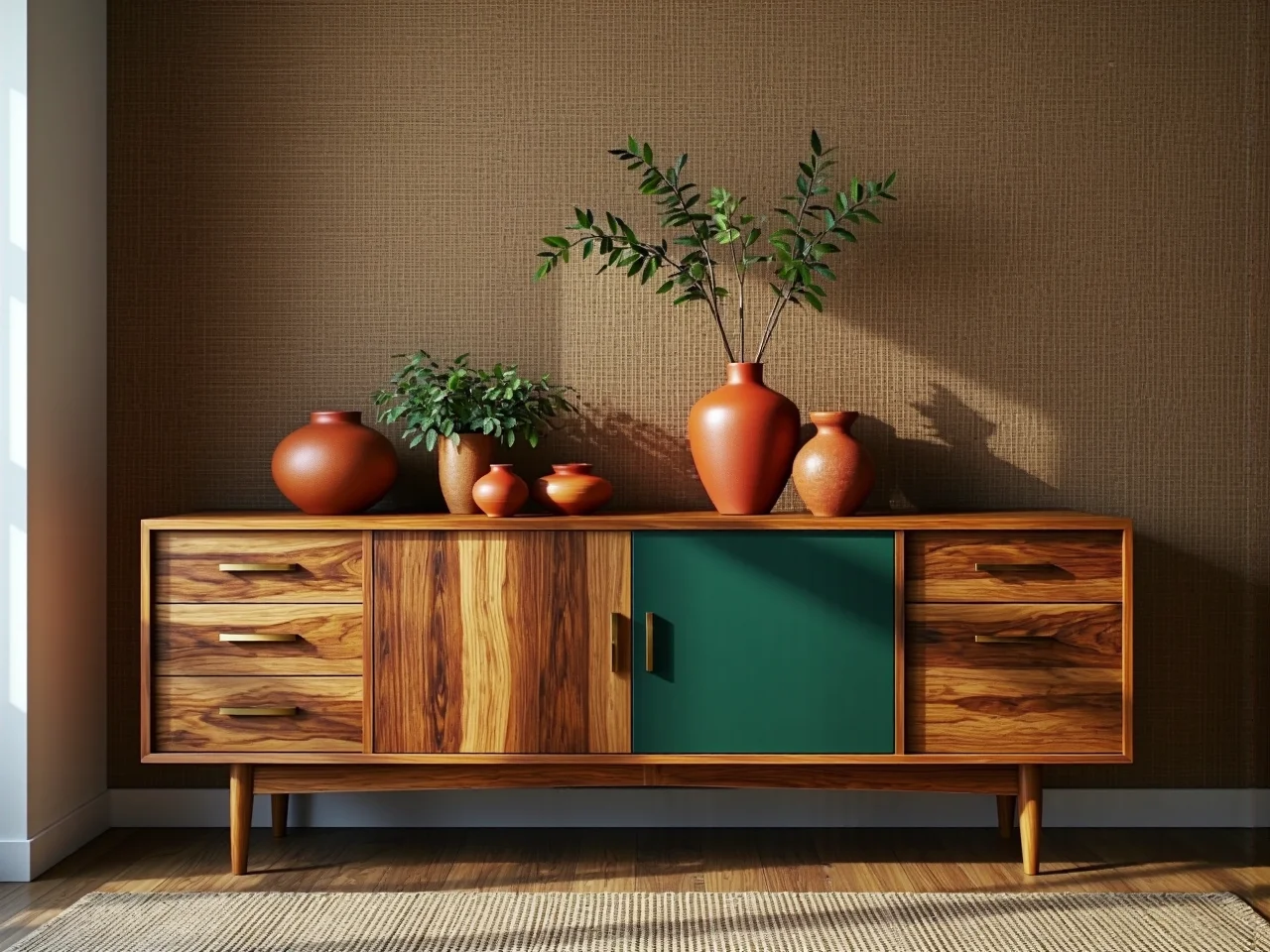 Meble w barwach ziemi jako wiodący trend w aranżacji wnętrz 2025