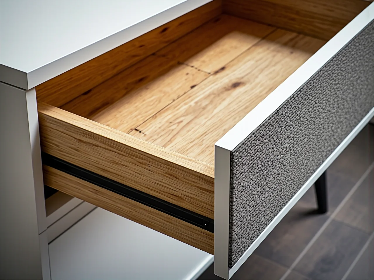 Trwałe meble z drewna w eleganckiej aranżacji wnętrza