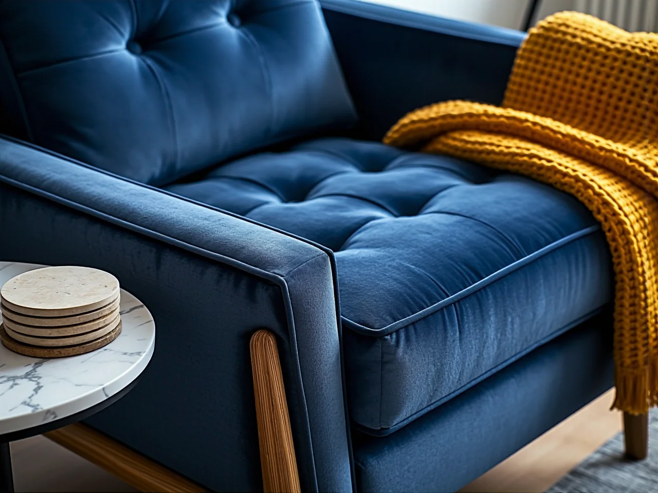 Usuwanie trudnych plam z materiałowego fotela za pomocą sody oczyszczonej