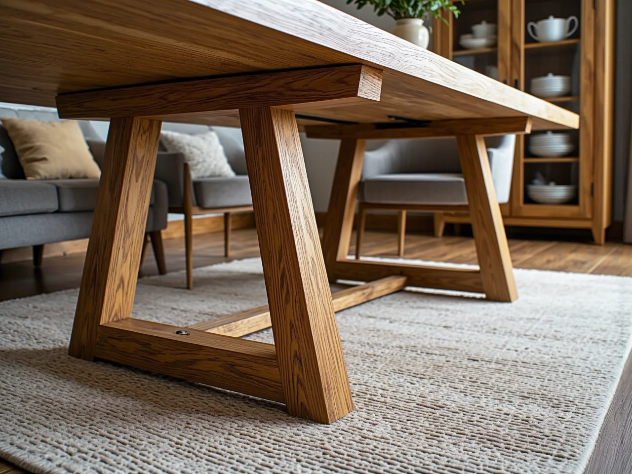 Przestronna i wygodna sofa w salonie, idealne miejsce na relaks i święta w gronie najbliższych.