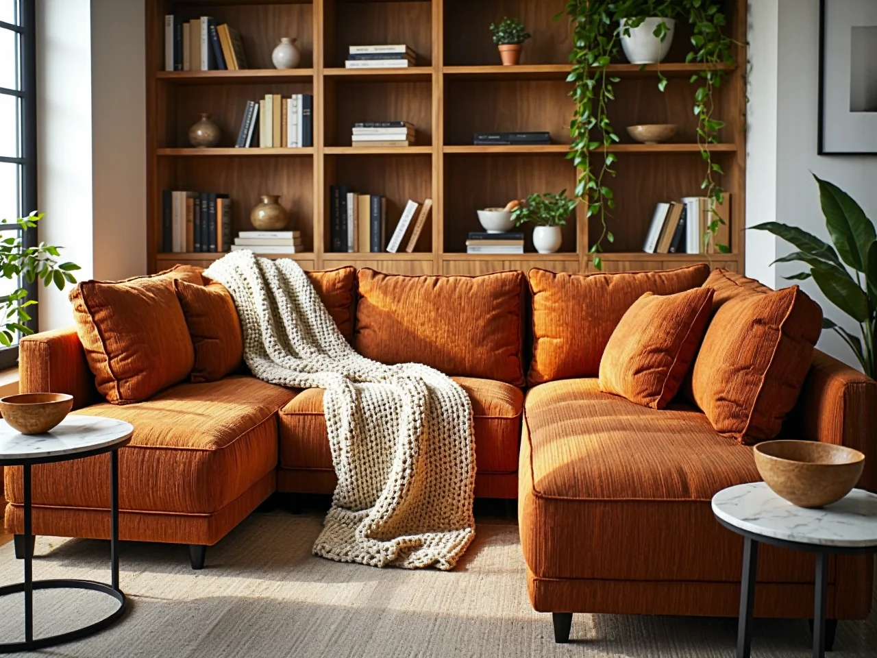 Dopasowanie wymiarów sofy narożnej do małego salonu.