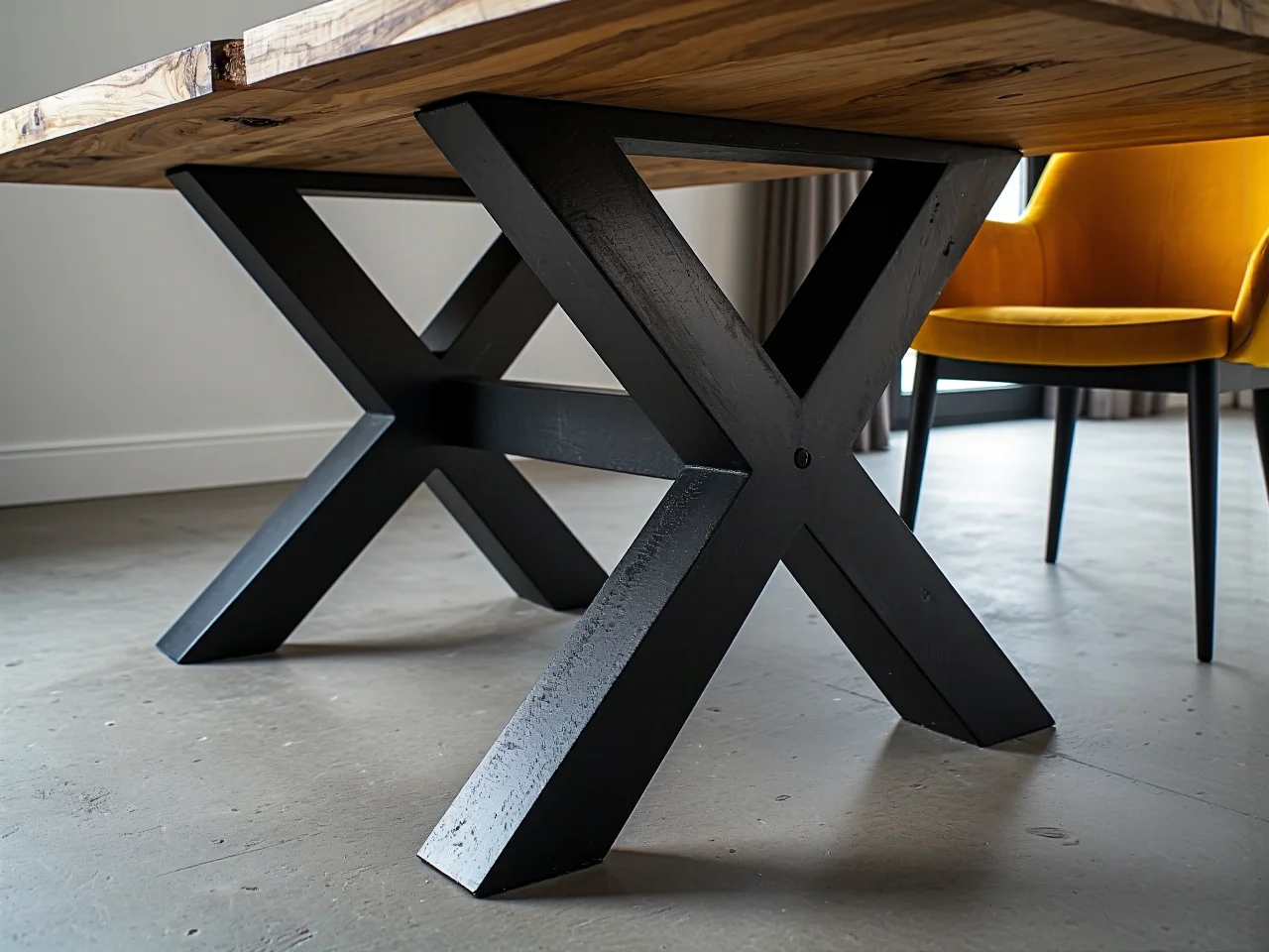 Zasady doboru wymiarów stołu: odpowiednia ilość miejsca wokół stołu na krzesła i przejście.