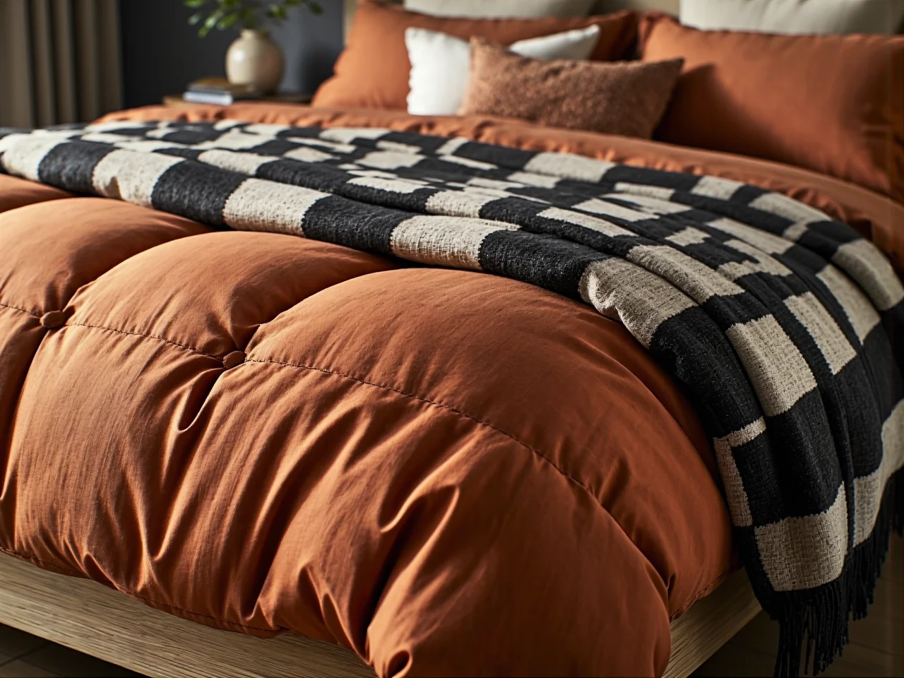 Zimowa metamorfoza domu, wygodny fotel z gorącą herbatą przy kominku.