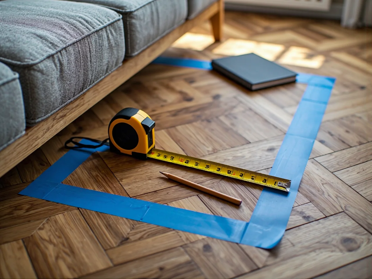 Zbyt duża kanapa w małym pokoju to częsty błąd podczas urządzania wnętrza.